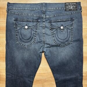 True Religion‎ Jeans Men 42x34 Blue Geno Relaxed Slim Fit Stretch Flap Pockets